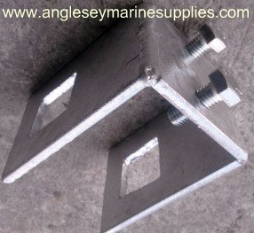 boat trailer bunk upright bracket