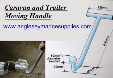 caravan and trailer moving handle