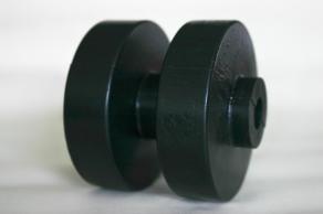boat trailer rubber rollers dumbell roller