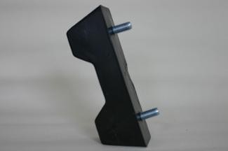 boat trailer humpback bow snubber block with bolts