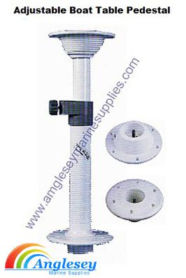 adjustable boat table pedestal