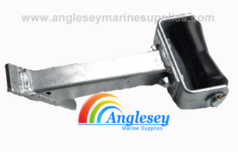 boat trailer keel roller bow support trailer