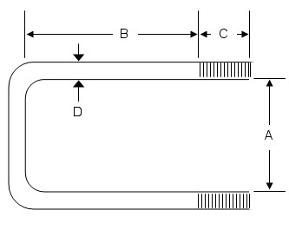 bolt trailer u bolts square