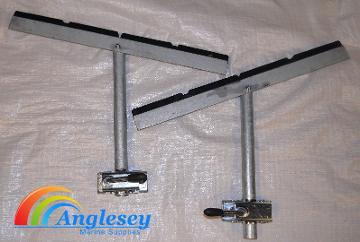 boat trailer rollers side snubbers