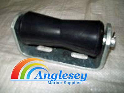 boat trailer keel roller and bracket