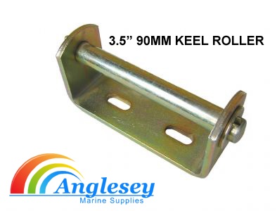 Boat Trailer Brackets with Keel V Roller 19mm Bore Pair LMX1472 
