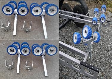 boat trailer roller conversion kit