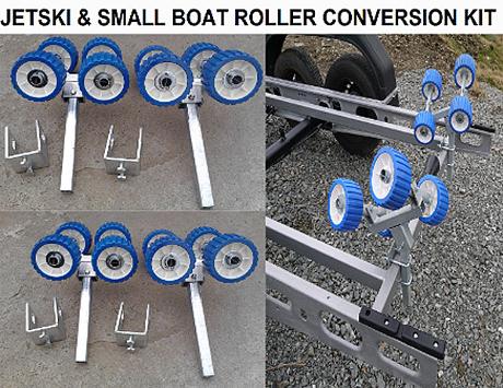 boat trailer roller conversion kit