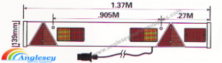 Boat Trailer Lighting Board 6ft