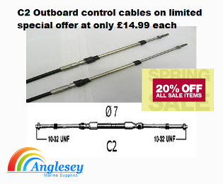 c2 outboard control cable throttle gear mercury mariner