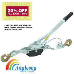 four ton hand puller caravan boat turfer