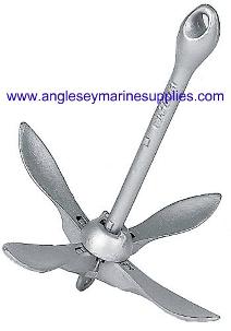 Galvanized Grapnel Spoon Folding Boat Anchor