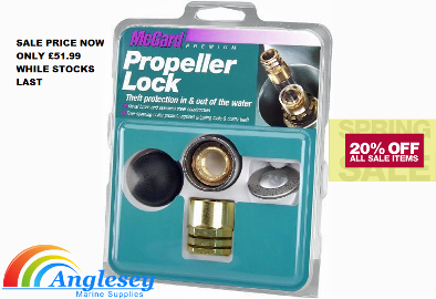 BOAT PROPELLER LOCK MC GARD BOAT SECURITY