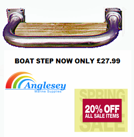 boat step wood inlay stainless steel