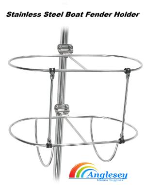 STAINLESS STEEL DOUBLE FENDER HOLDER 7&quot