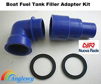 boat fuel tank filler adapter