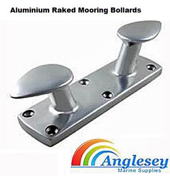 boat mooring bollard raked aluminium