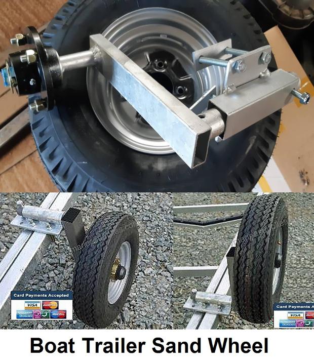 boat trailer sand wheel