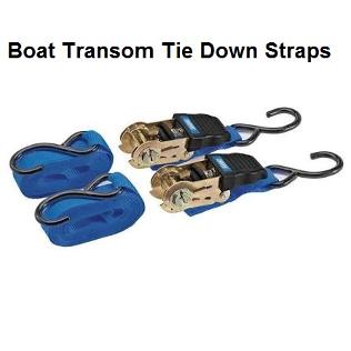 boat transom tie down straps