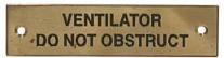 canal narrowboat brass name plate sign