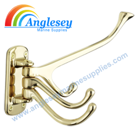 canal-narrowboat-coat hanger-brass