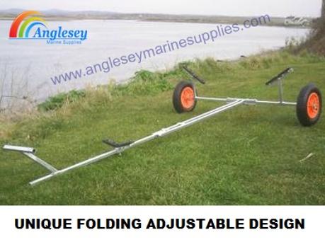 dinghy launching trolley folding