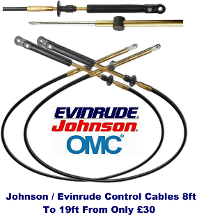 johnson evinrude outboard control cable