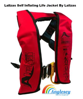 lalizas self inflating life jacket 150n