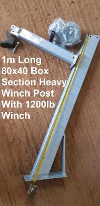 large boat winch post