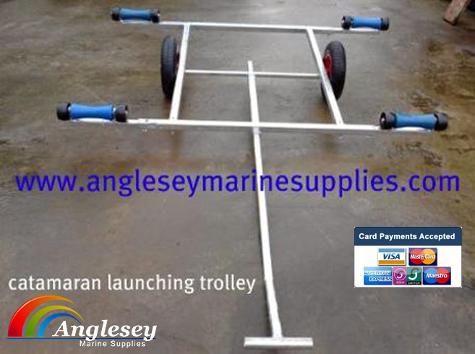 launching trolley catamaran