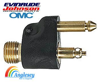 outboard fuel line connector johnson evinrude omc