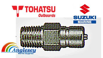 outboard fuel line connector tohatsu suzuki male