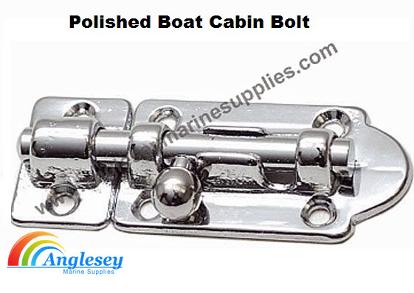 polished boat cabin bolt